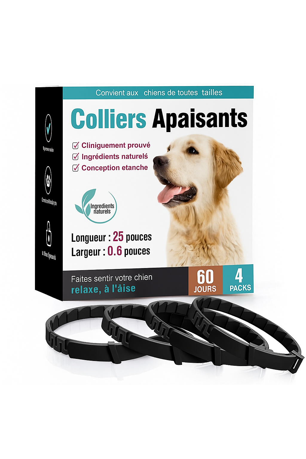 Collier Apaisant pour Chiens et Chats – Anti-Stress Naturel