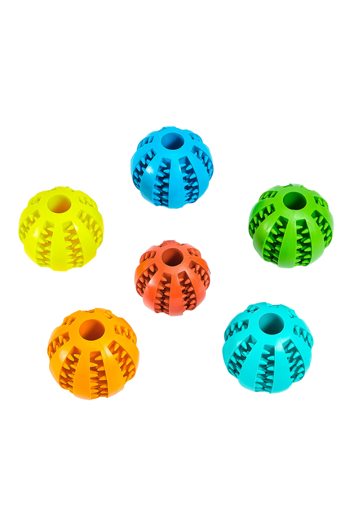 Balle à Friandises Interactive pour Chiens – Roule, Fait du Bruit & Distribue